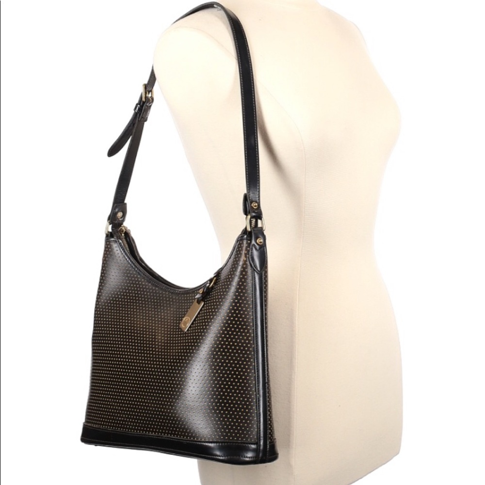 DOONEY AND BOURKE Perforated Leather Bag Set